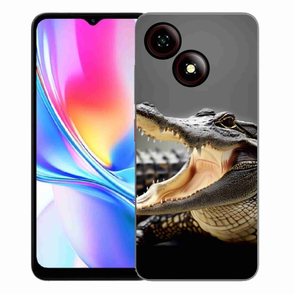 Gélový kryt mmCase na ZTE Blade A35E - krokodíl