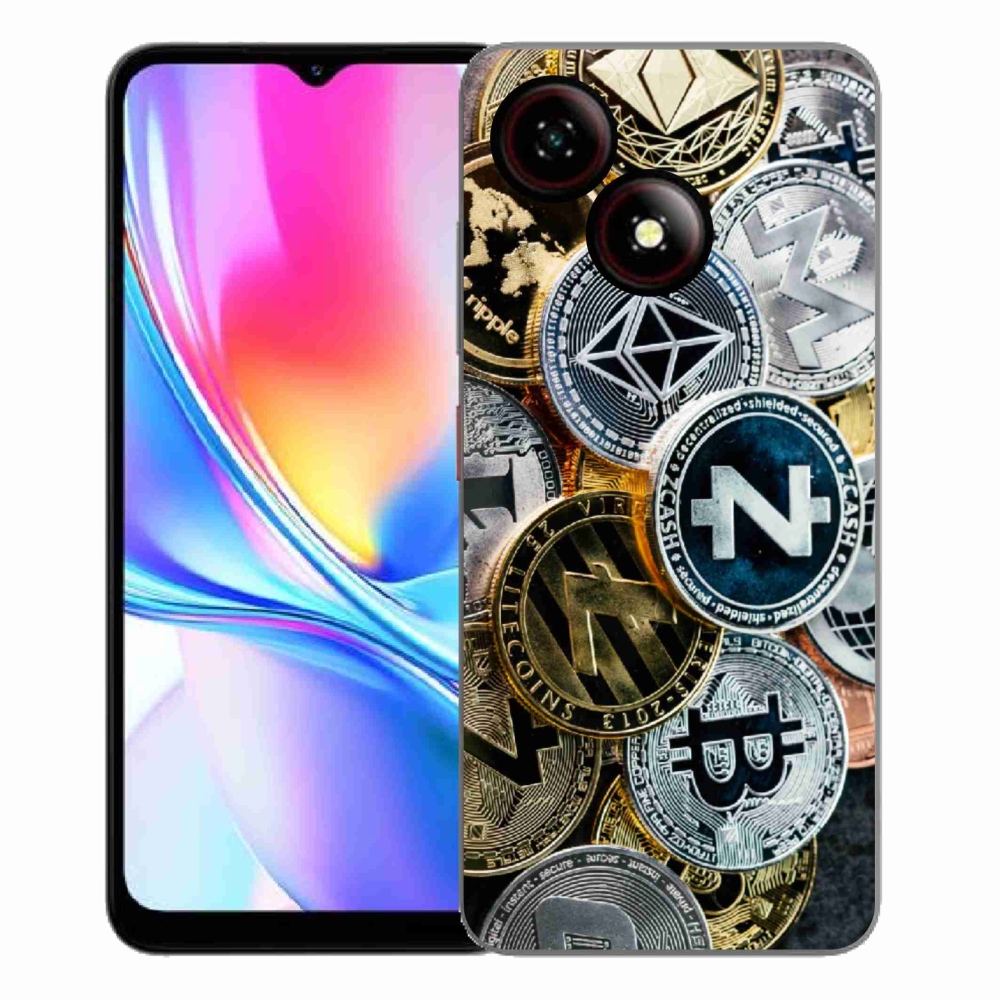 Gélový kryt mmCase na ZTE Blade A35E - kryptomeny
