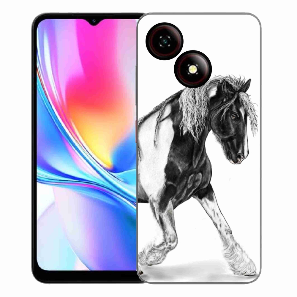 Gélový kryt mmCase na ZTE Blade A35E - kôň