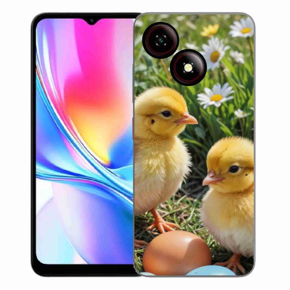 Gélový kryt mmCase na ZTE Blade A35E - kuriatka