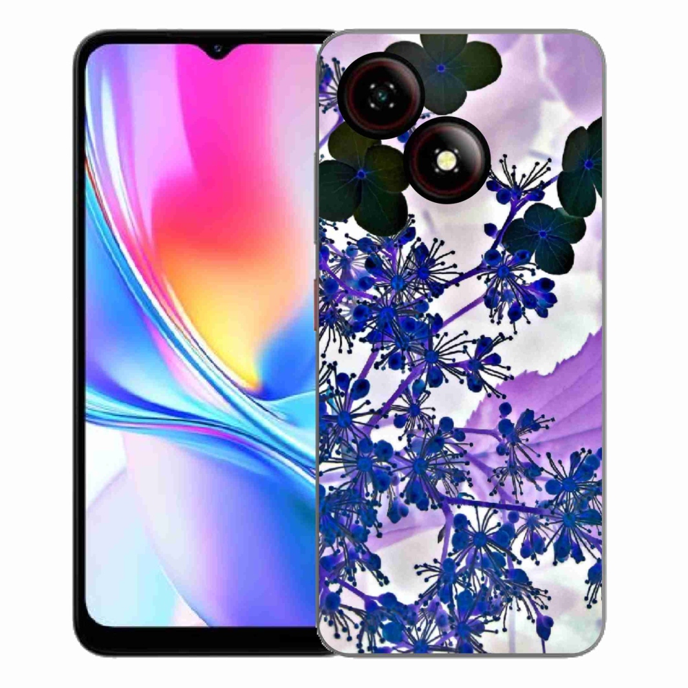 Gélový kryt mmCase na ZTE Blade A35E - kvet hortenzie