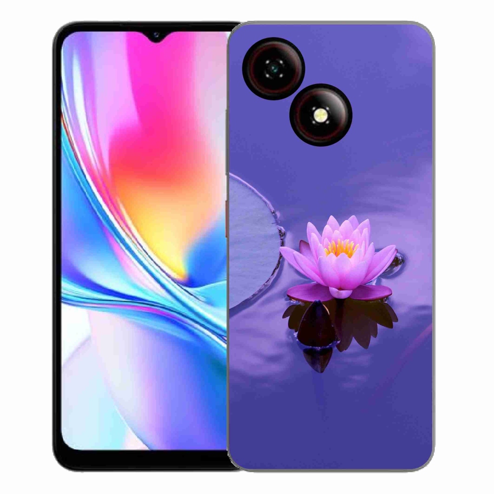 Gélový kryt mmCase na ZTE Blade A35E - kvet na hladine