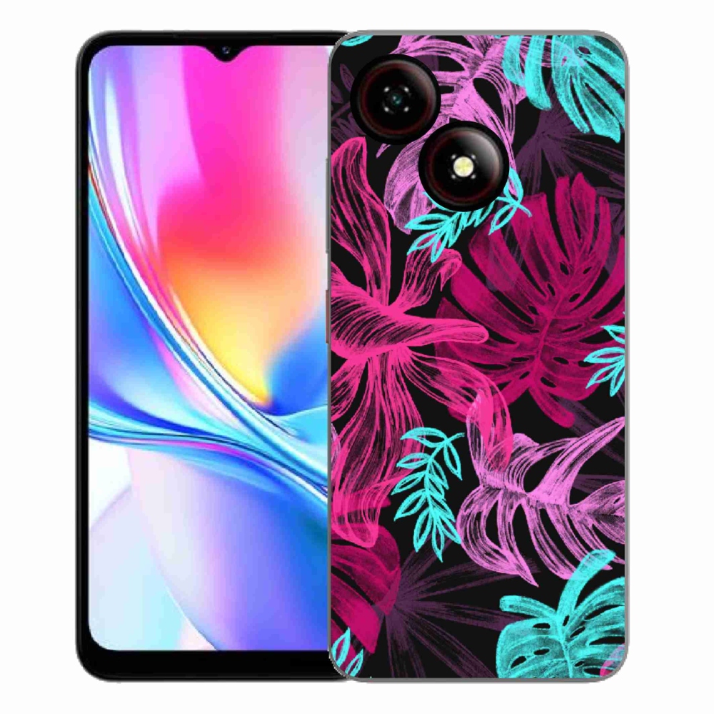 Gélový kryt mmCase na ZTE Blade A35E - kvety 1