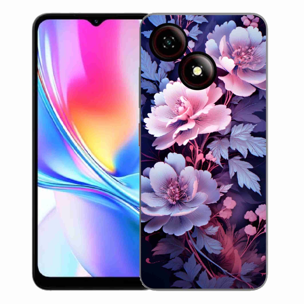 Gélový kryt mmCase na ZTE Blade A35E - kvety 11