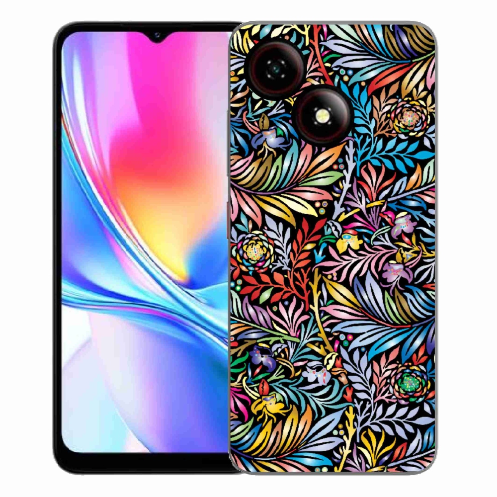 Gélový kryt mmCase na ZTE Blade A35E - kvety 5