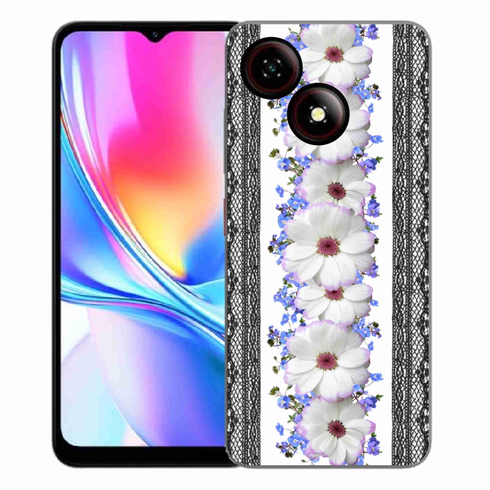 Gélový kryt mmCase na ZTE Blade A35E - kvety 8