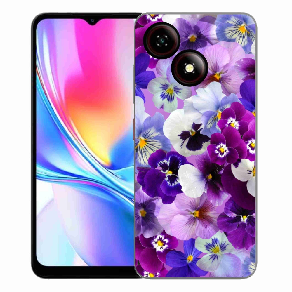 Gélový kryt mmCase na ZTE Blade A35E - kvety 9