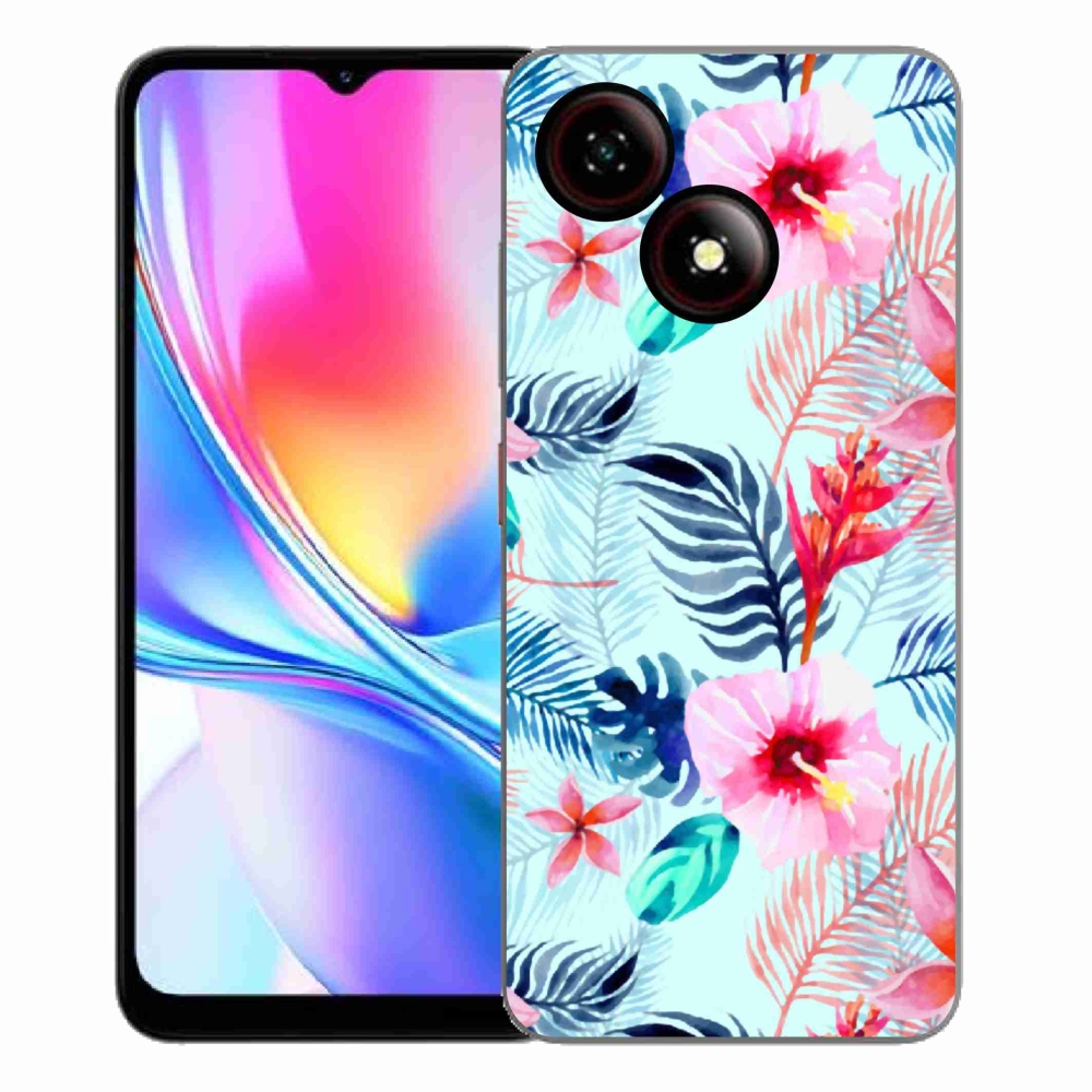 Gélový kryt mmCase na ZTE Blade A35E - kvety