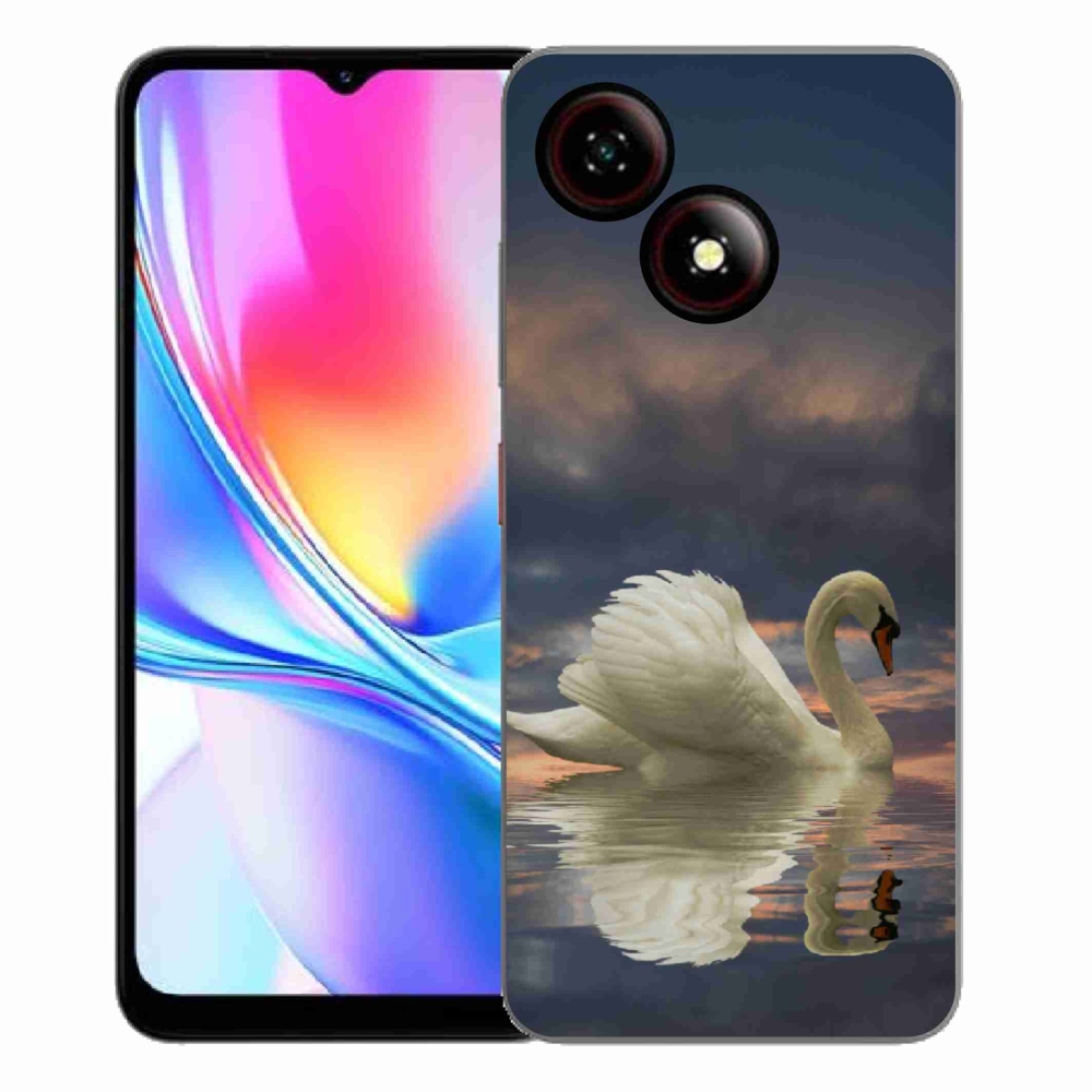 Gélový kryt mmCase na ZTE Blade A35E - labuť