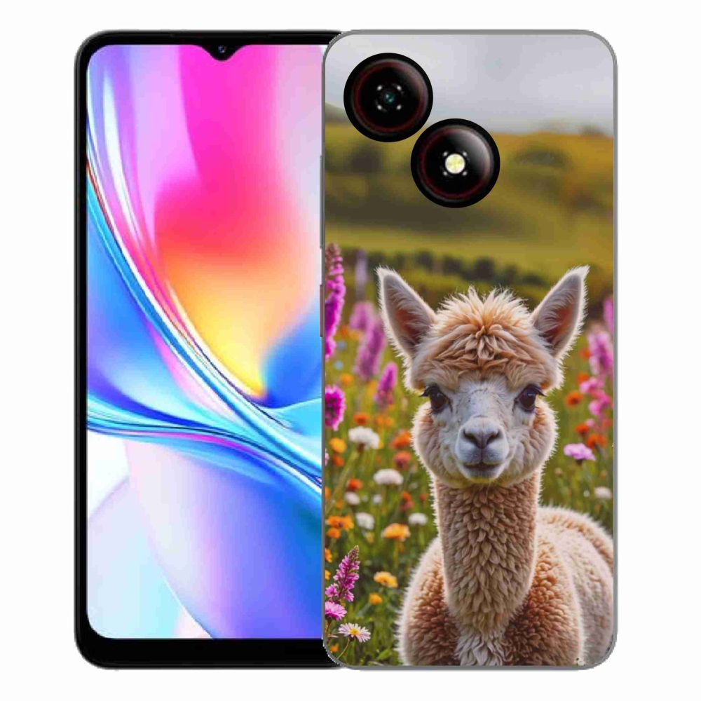 Gélový kryt mmCase na ZTE Blade A35E - lama na lúke