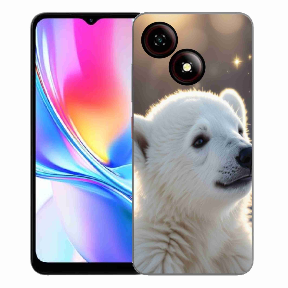 Gélový kryt mmCase na ZTE Blade A35E - ľadový medveď
