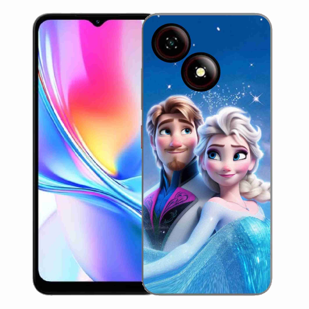 Gélový kryt mmCase na ZTE Blade A35E - ľadové kráľovstvo 1