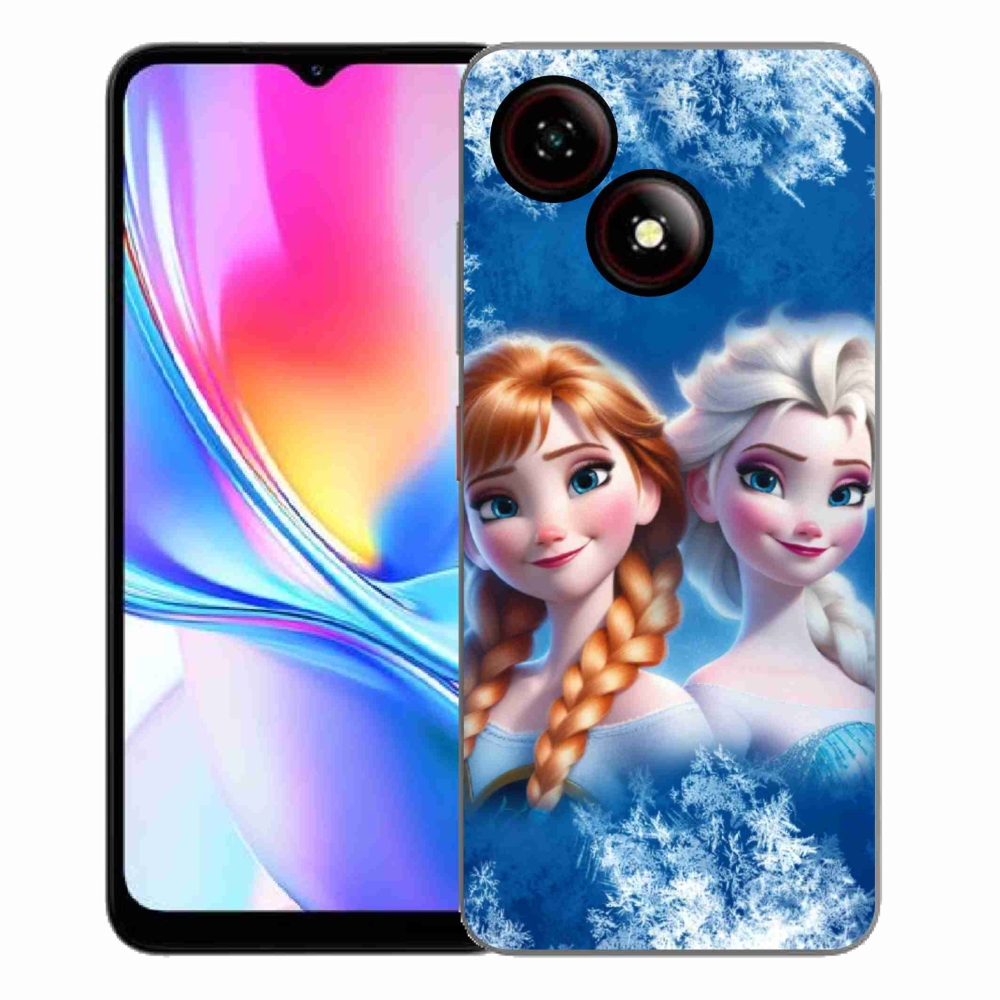 Gélový kryt mmCase na ZTE Blade A35E - ľadové kráľovstvo 2
