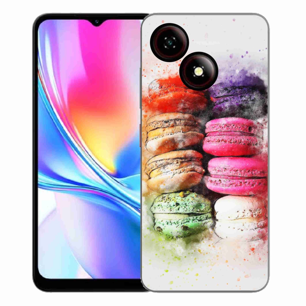 Gélový kryt mmCase na ZTE Blade A35E - makrónky