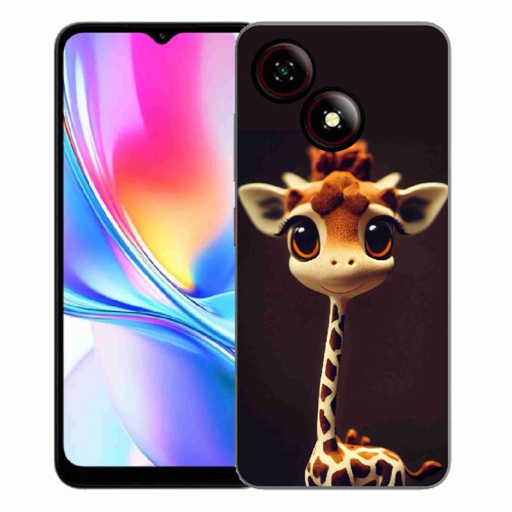 Gélový kryt mmCase na ZTE Blade A35E - malá žirafa