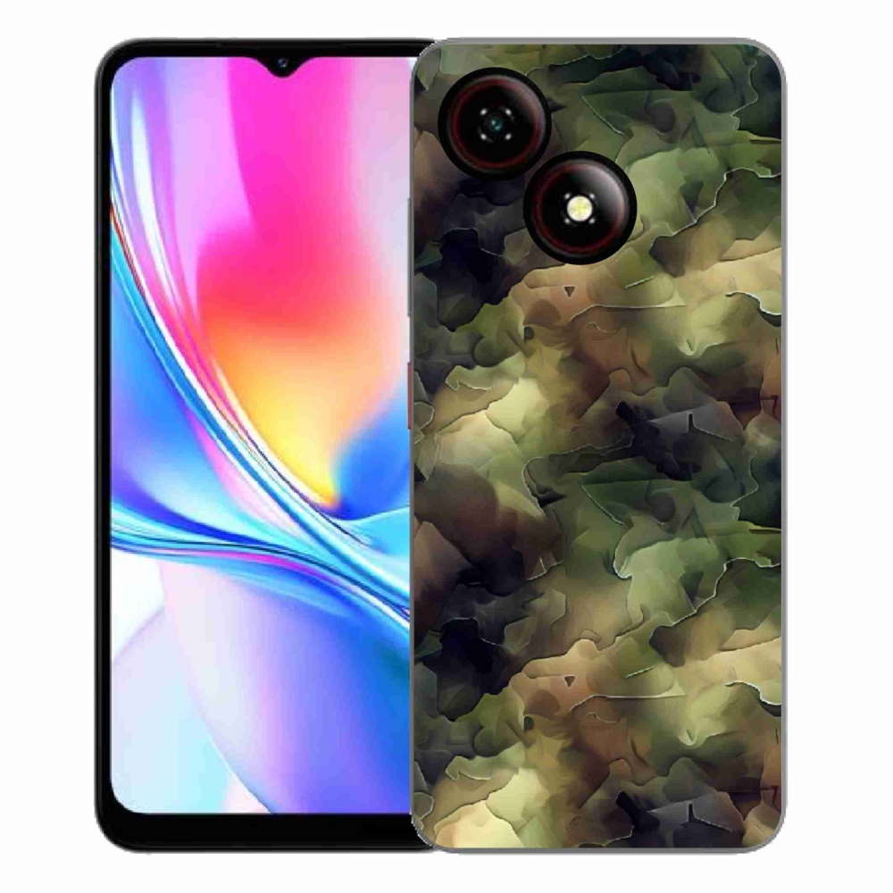 Gélový kryt mmCase na ZTE Blade A35E - maskáčový vzor 10