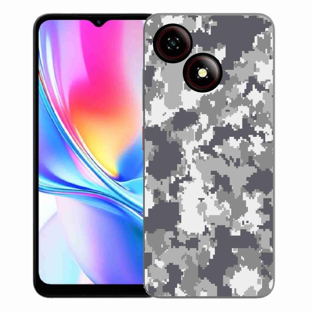 Gélový kryt mmCase na ZTE Blade A35E - maskáčový vzor 2
