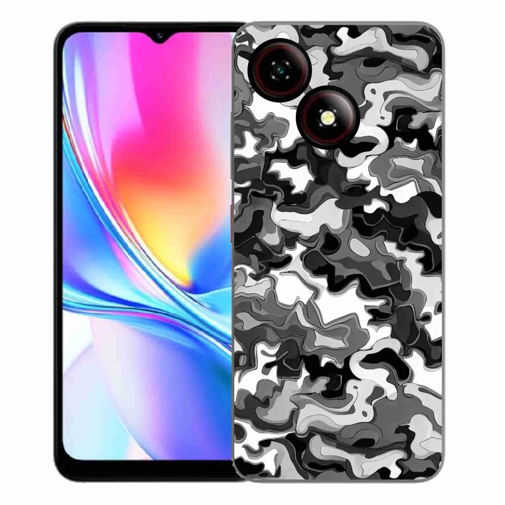 Gélový kryt mmCase na ZTE Blade A35E - maskáčový vzor 3