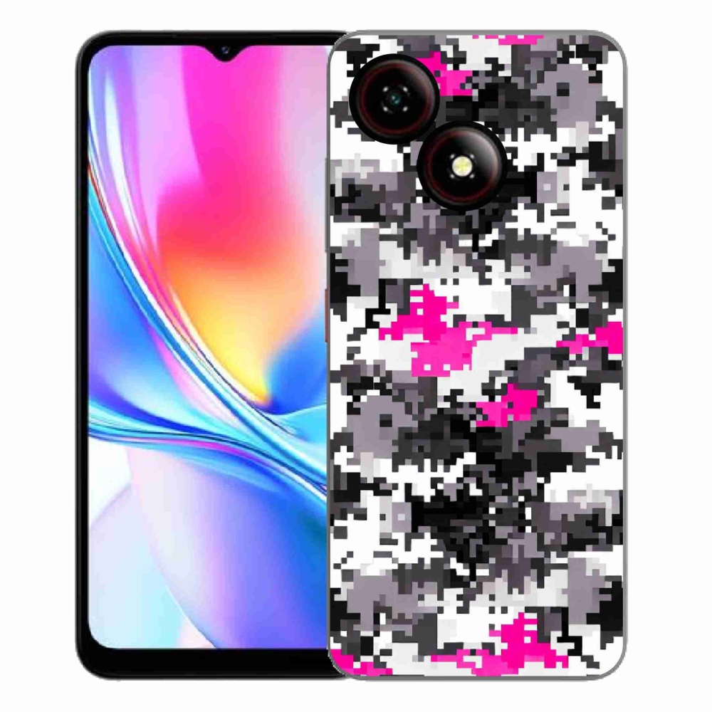 Gélový kryt mmCase na ZTE Blade A35E - maskáčový vzor 4