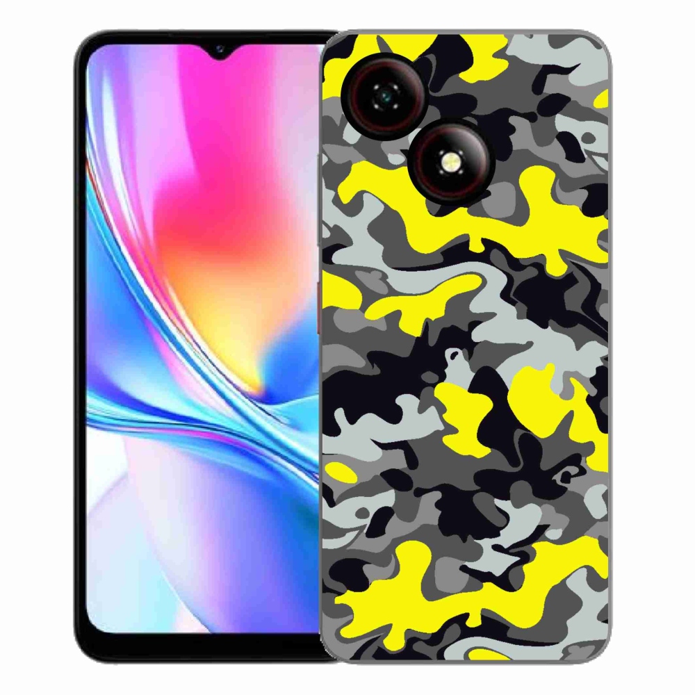 Gélový kryt mmCase na ZTE Blade A35E - maskáčový vzor 6