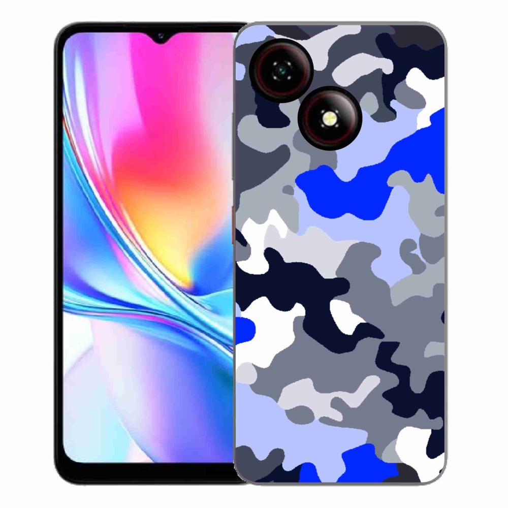 Gélový kryt mmCase na ZTE Blade A35E - maskáčový vzor 8