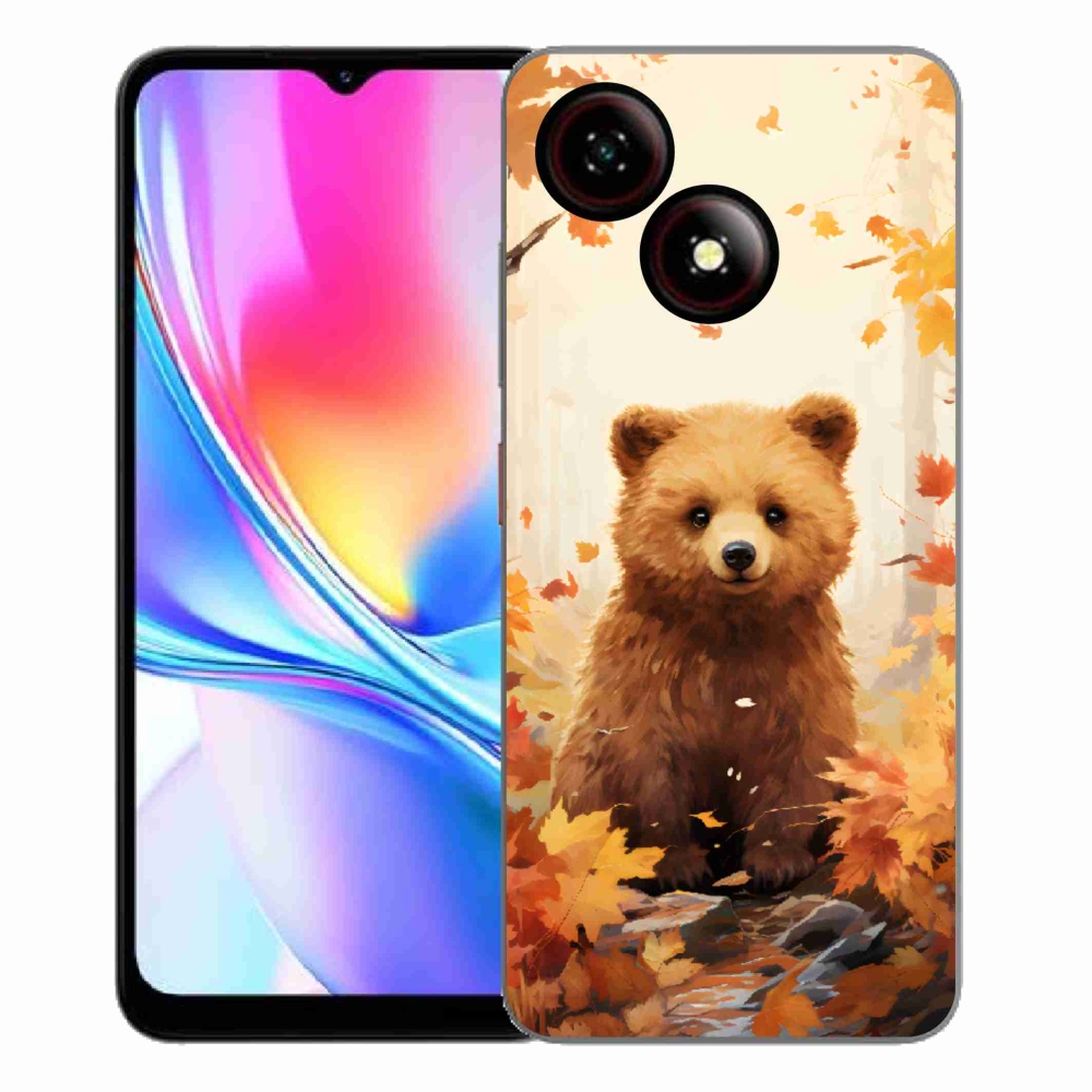 Gélový kryt mmCase na ZTE Blade A35E - medveď v lese