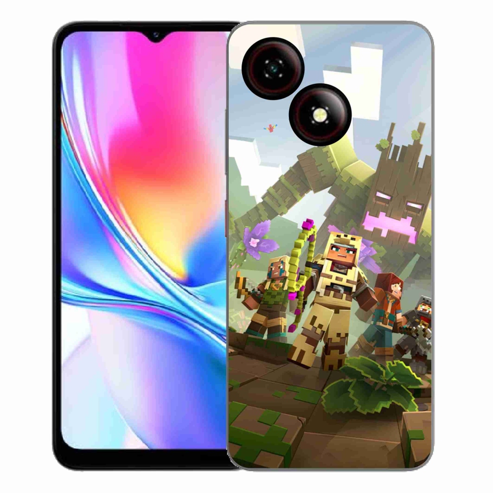 Gélový kryt mmCase na ZTE Blade A35E - minecraft 1