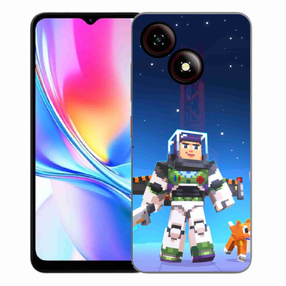 Gélový kryt mmCase na ZTE Blade A35E - minecraft 2