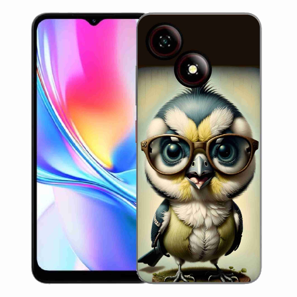 Gélový kryt mmCase na ZTE Blade A35E - mláďa s okuliarmi