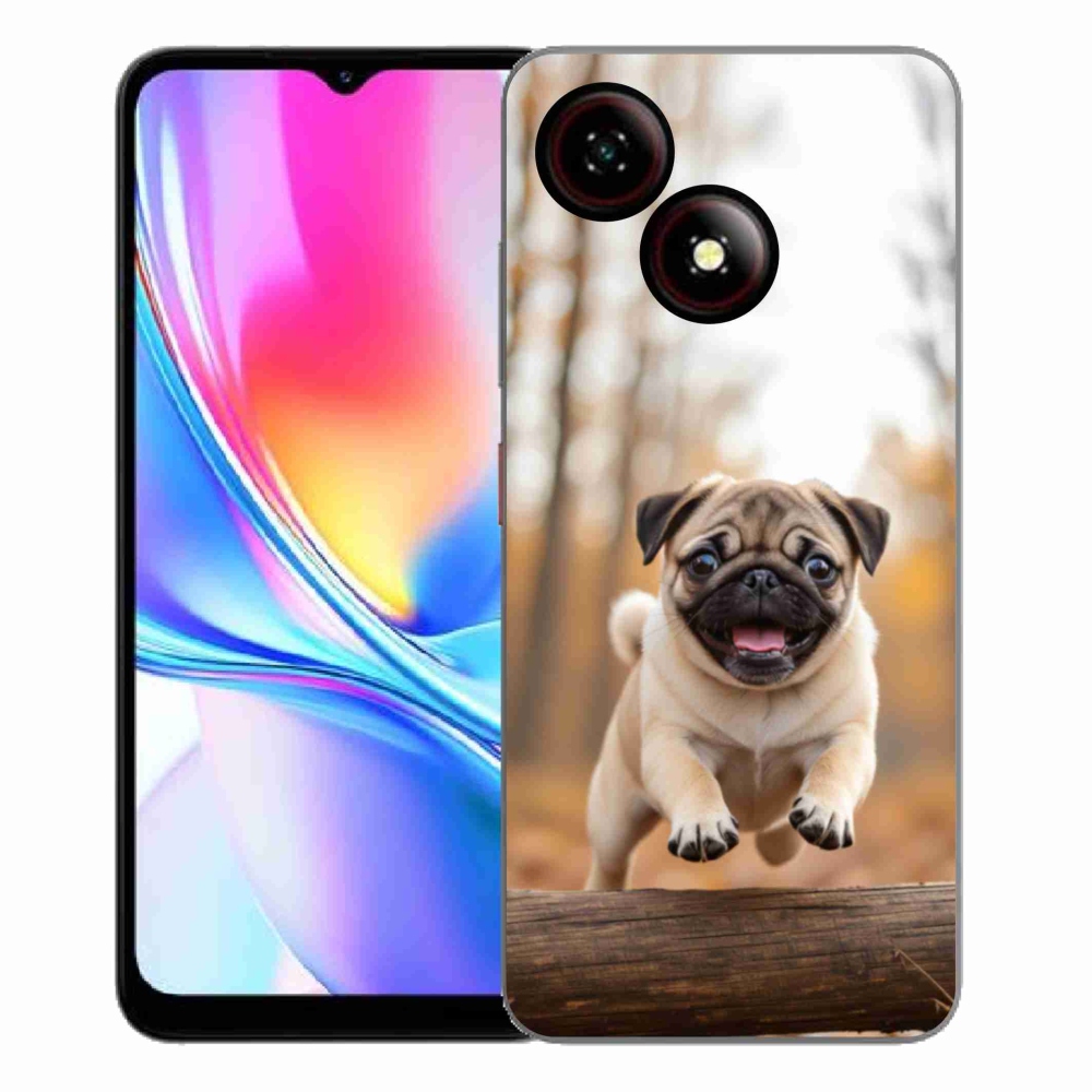 Gélový kryt mmCase na ZTE Blade A35E - mops 2