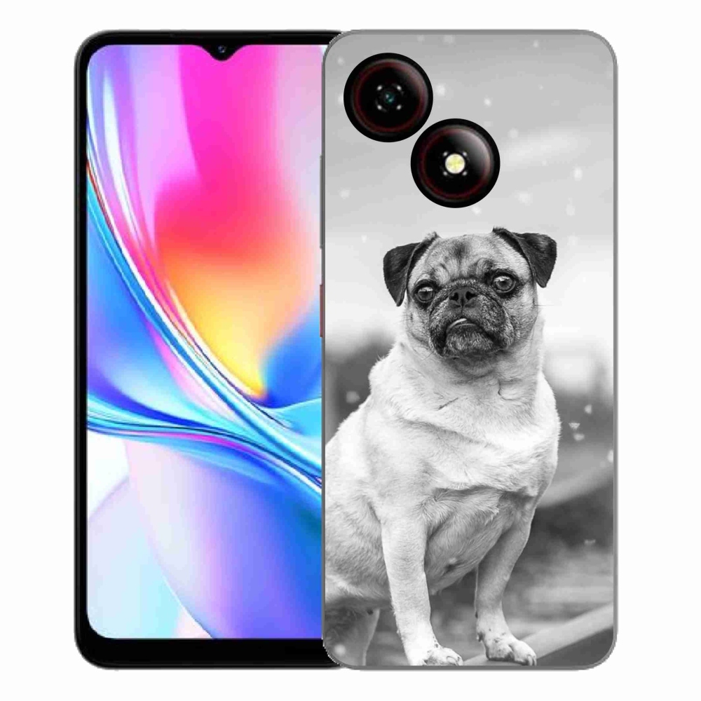 Gélový kryt mmCase na ZTE Blade A35E - mops