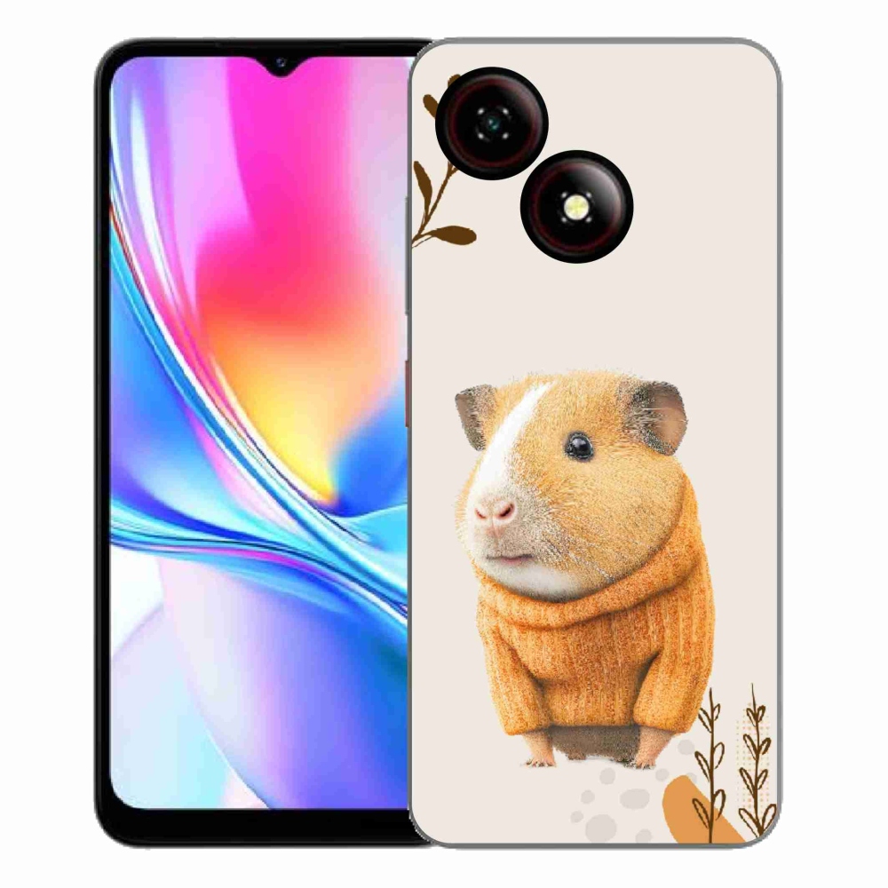 Gélový kryt mmCase na ZTE Blade A35E - morča vo svetri