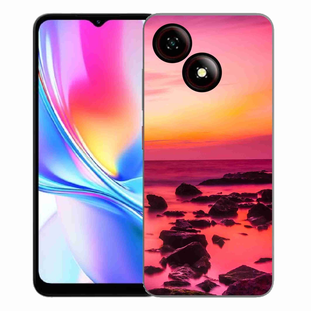 Gélový kryt mmCase na ZTE Blade A35E - more a žiara