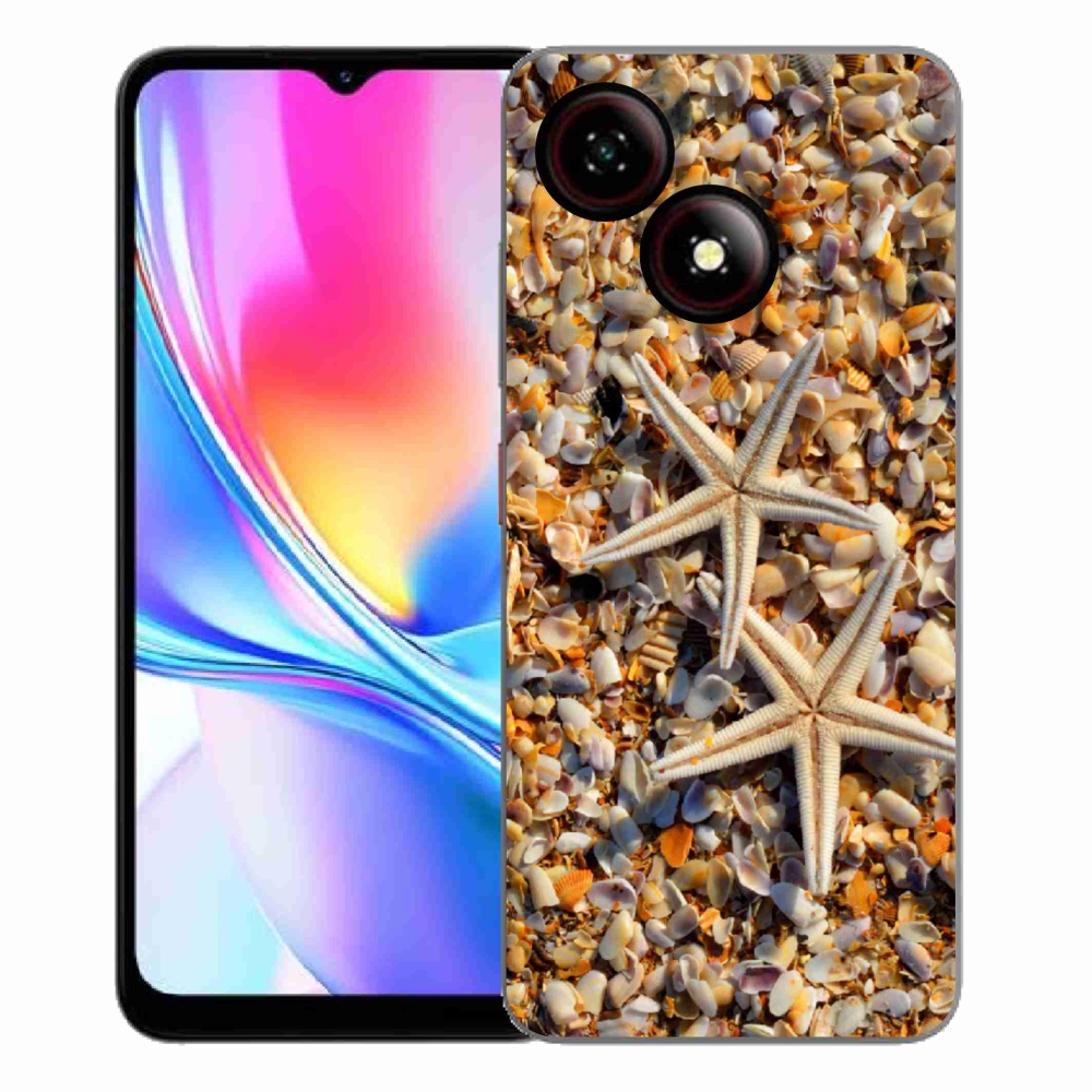 Gélový kryt mmCase na ZTE Blade A35E - morské hviezdice