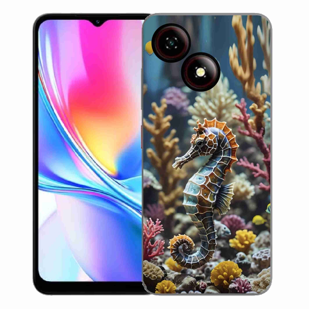 Gélový kryt mmCase na ZTE Blade A35E - morský koník 2