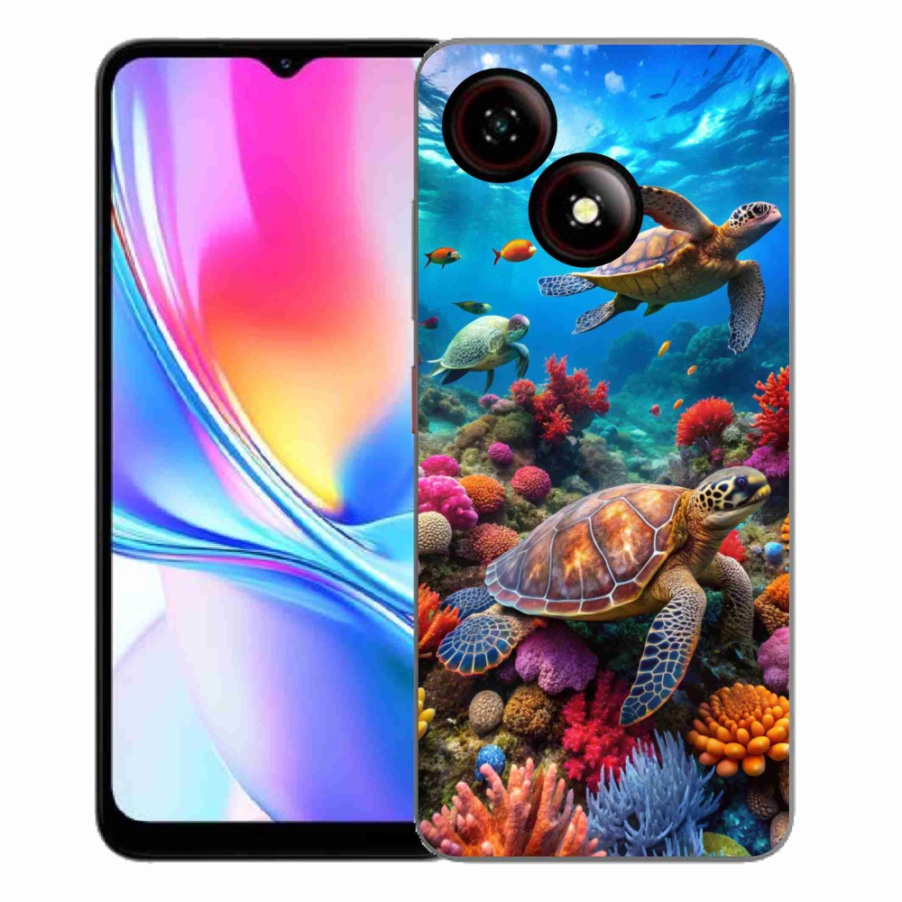 Gélový kryt mmCase na ZTE Blade A35E - morský svet 2