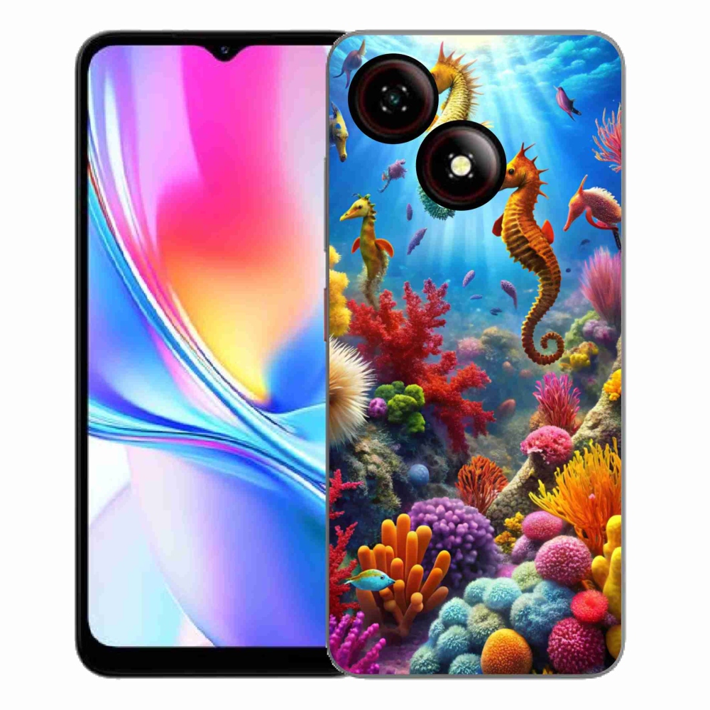 Gélový kryt mmCase na ZTE Blade A35E - morský svet 3