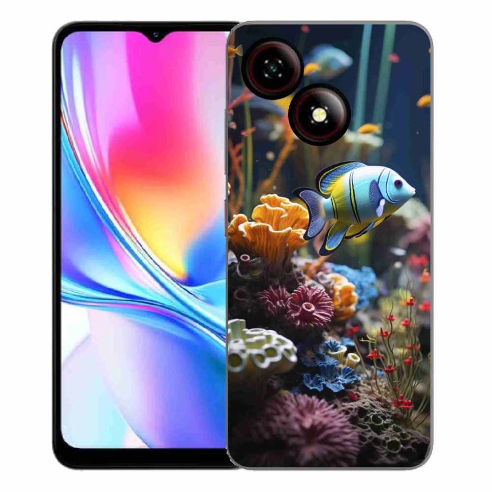 Gélový kryt mmCase na ZTE Blade A35E - morský svet 5