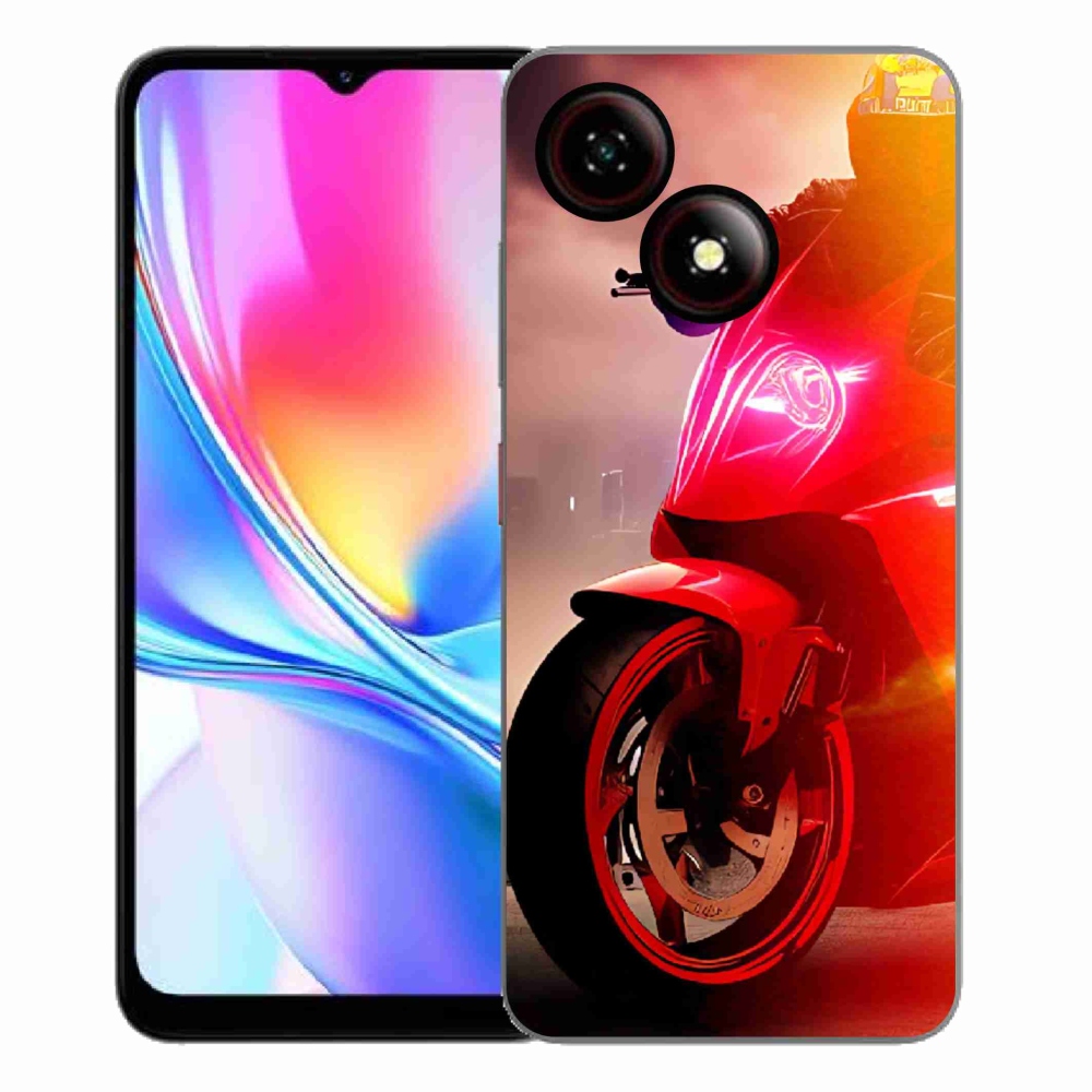 Gélový kryt mmCase na ZTE Blade A35E - motorka
