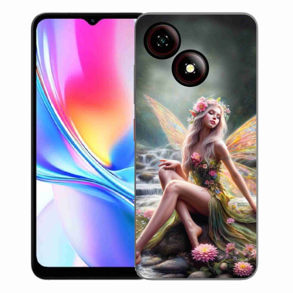 Gélový kryt mmCase na ZTE Blade A35E - motýlia žena 1