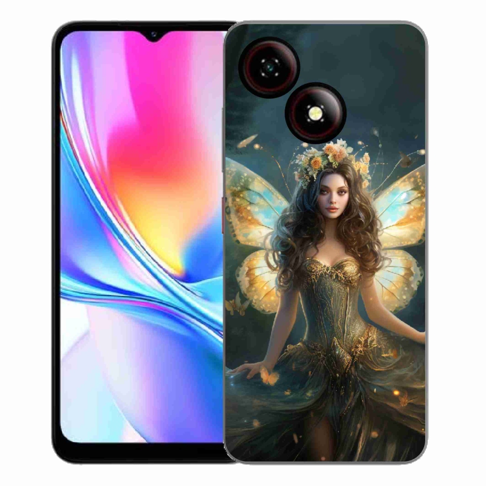 Gélový kryt mmCase na ZTE Blade A35E - motýlia žena