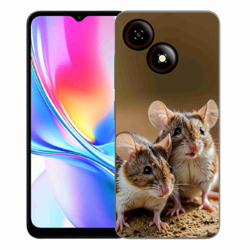 Gélový kryt mmCase na ZTE Blade A35E - myší duo