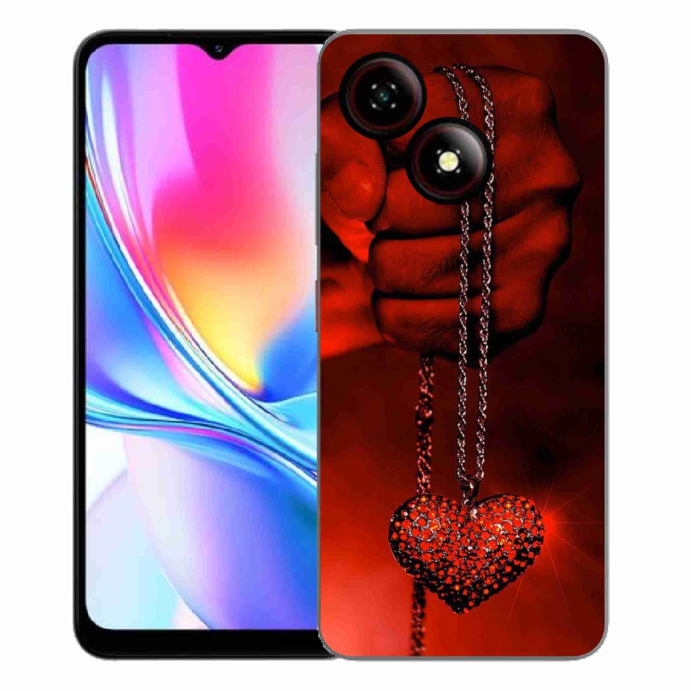 Gélový kryt mmCase na ZTE Blade A35E - náhrdelník