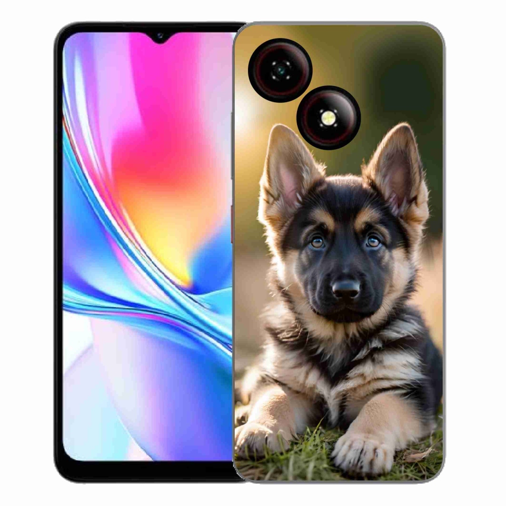 Gélový kryt mmCase na ZTE Blade A35E - nemecký ovčiak v prírode