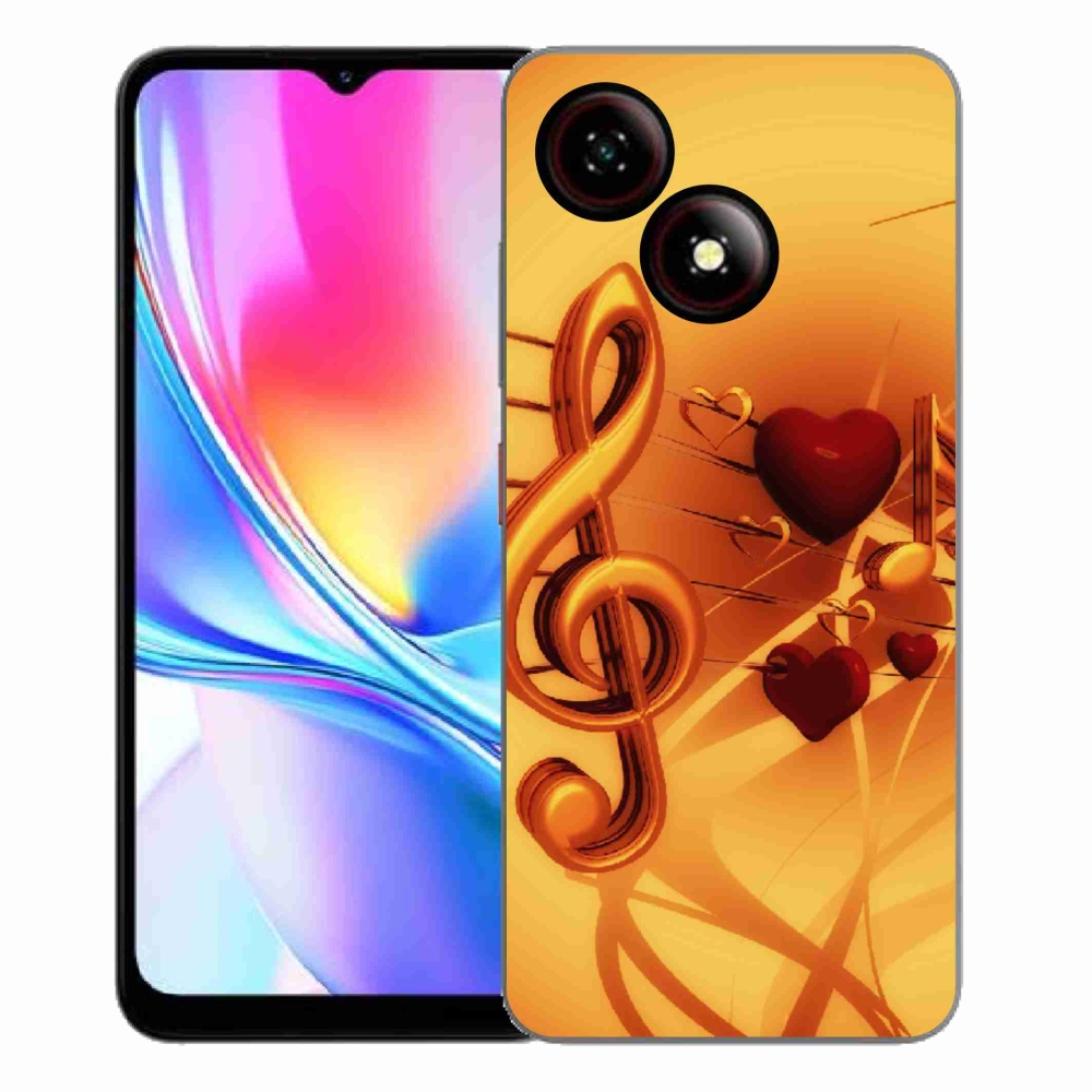 Gélový kryt mmCase na ZTE Blade A35E - noty