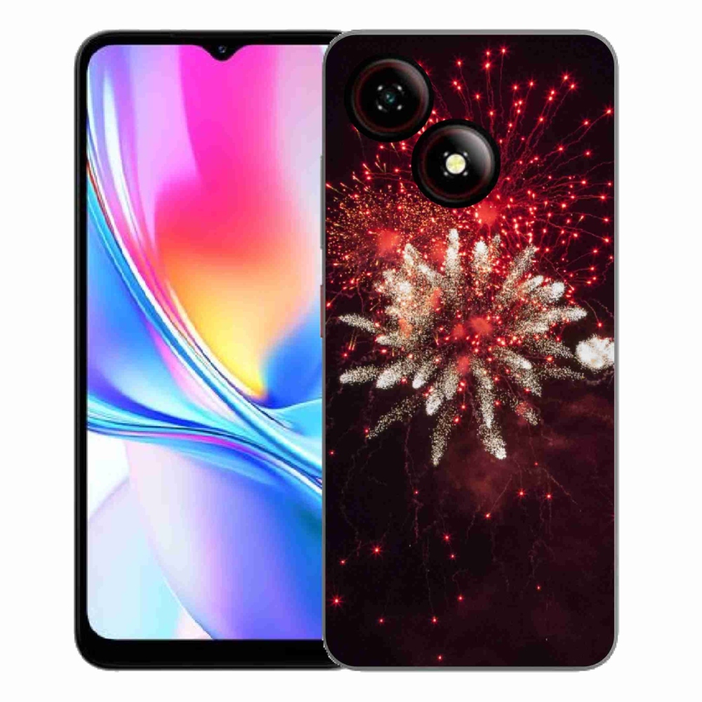 Gélový kryt mmCase na ZTE Blade A35E - ohňostroj