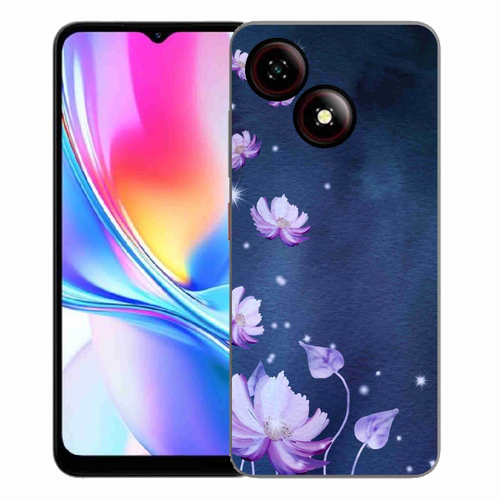Gélový kryt mmCase na ZTE Blade A35E - padajúce kvety