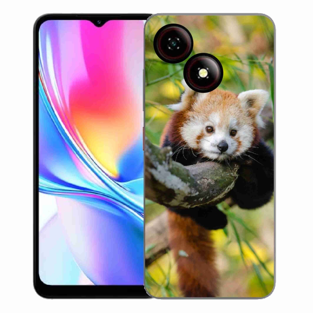 Gélový kryt mmCase na ZTE Blade A35E - panda červená