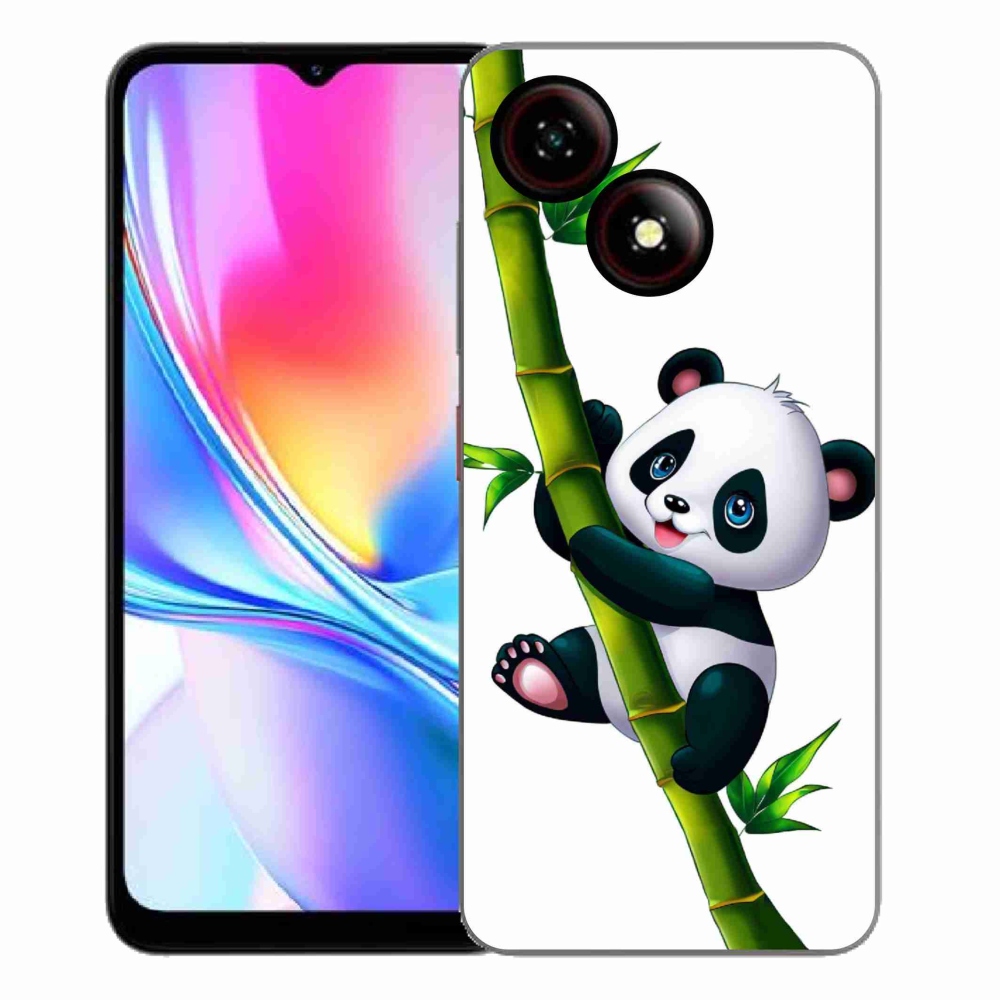 Gélový kryt mmCase na ZTE Blade A35E - panda na bambuse