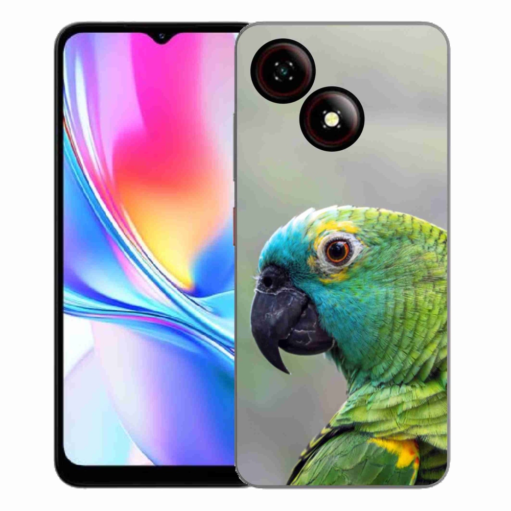 Gélový kryt mmCase na ZTE Blade A35E - papagáj amazoňan